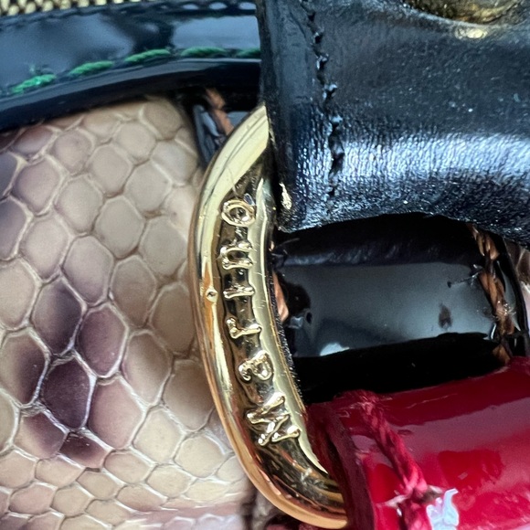 LOW START!!!! Marino Orlandi Leather Python Shoulder Bag - Picture 4 of 14